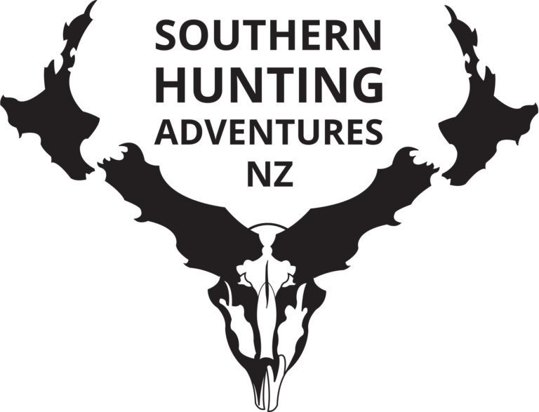 new zealand red stag and tahr hunting logo