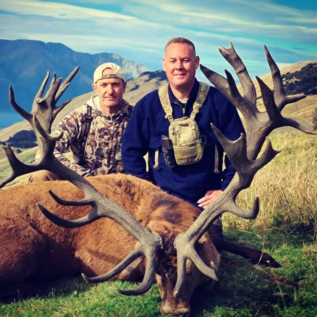 trophy red stag hunting